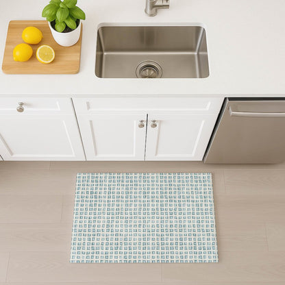 Luxury Washable Indoor/Outdoor The Reserve Teal 1'8" x 2'6" Rug