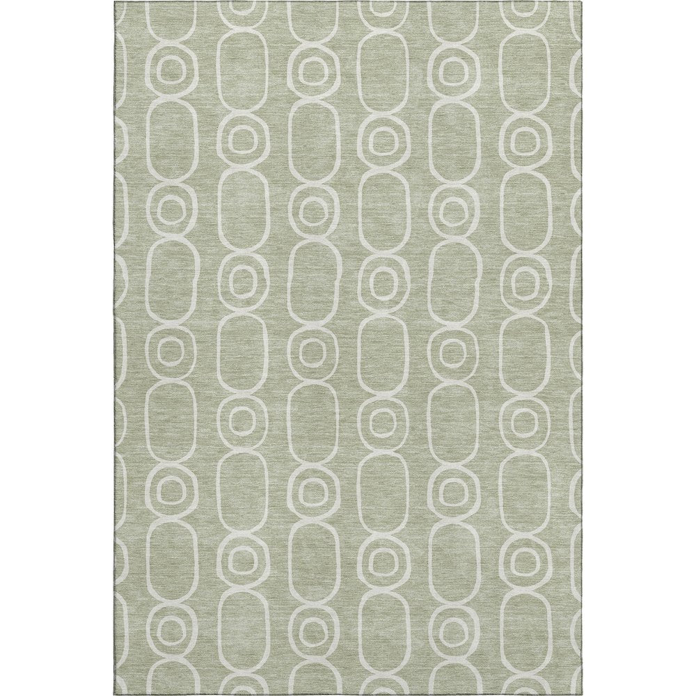 Luxury Washable Indoor/Outdoor The Reserve Celery 2'6" x 3'10" Rug