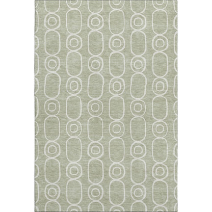 Luxury Washable Indoor/Outdoor The Reserve Celery 2'6" x 3'10" Rug