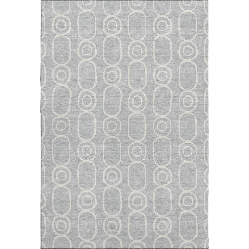 Luxury Washable Indoor/Outdoor The Reserve Silver 2'6" x 3'10" Rug