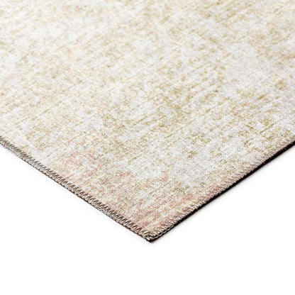 Rylee Beige Transitional Abstract 1'8" x 2'6" Accent Rug Beige ARY33