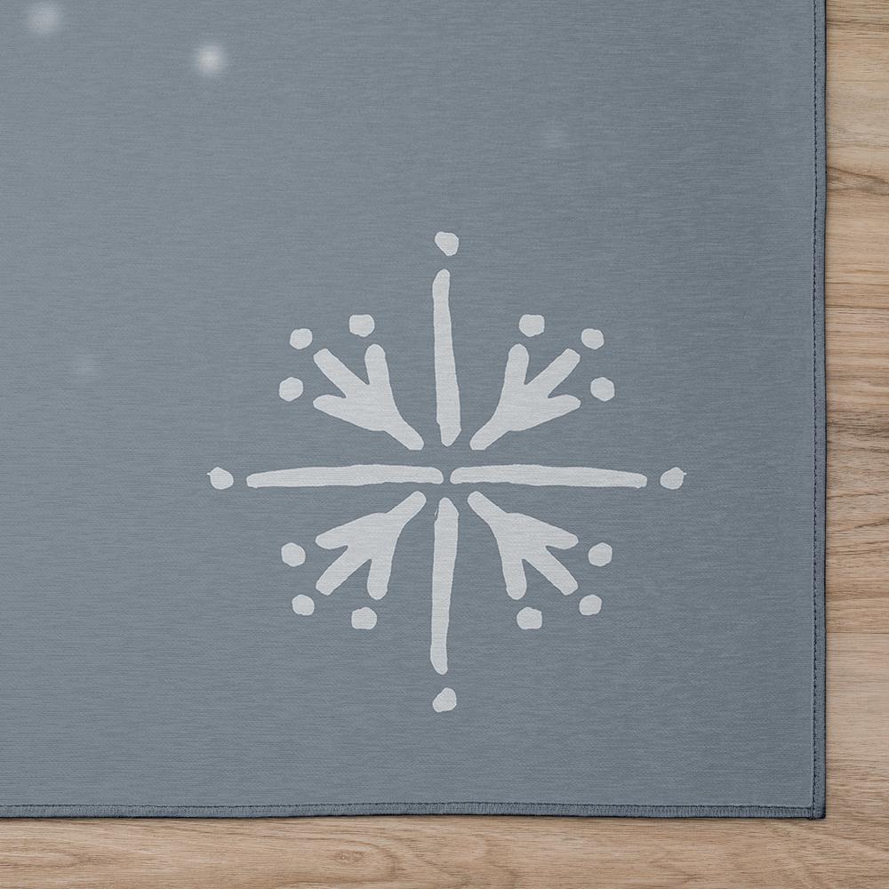 Indoor/Outdoor Wonderland WN2 Grey Washable 1'8" x 2'6" Rug