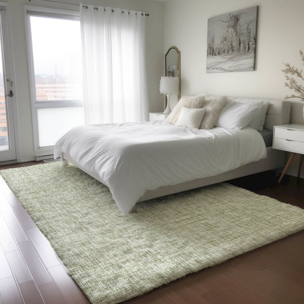 Luxury Washable Voyage VY1 Green 2'6" x 3'10" Rug