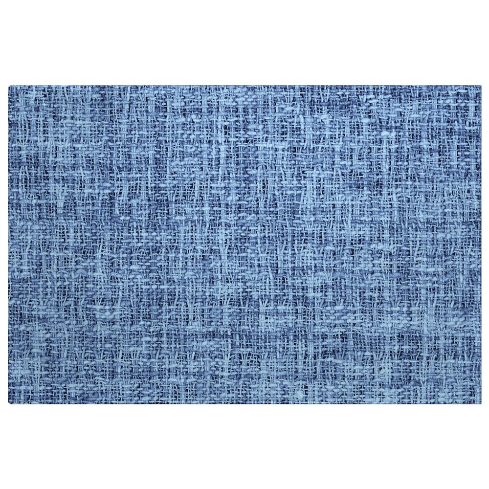 Luxury Washable Voyage VY1 Blue 1'8" x 2'6" Rug