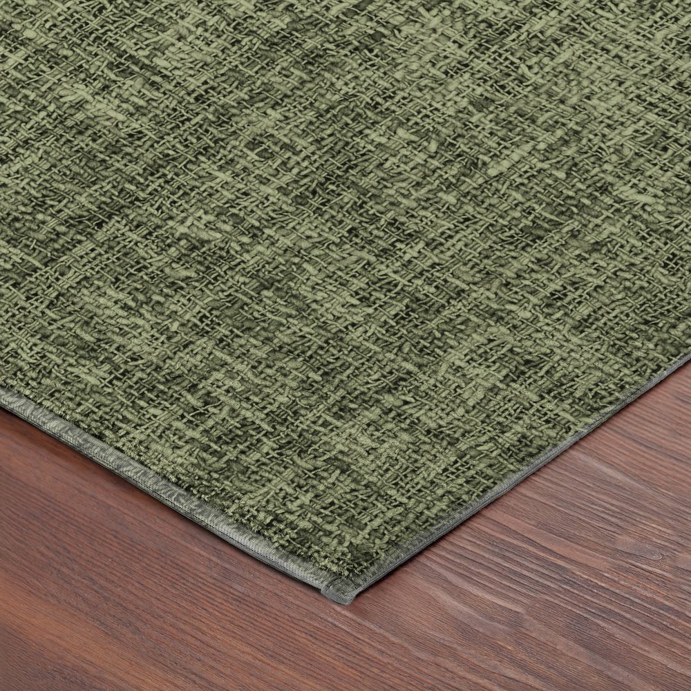 Luxury Washable Voyage VY1 Green 1'8" x 2'6" Rug