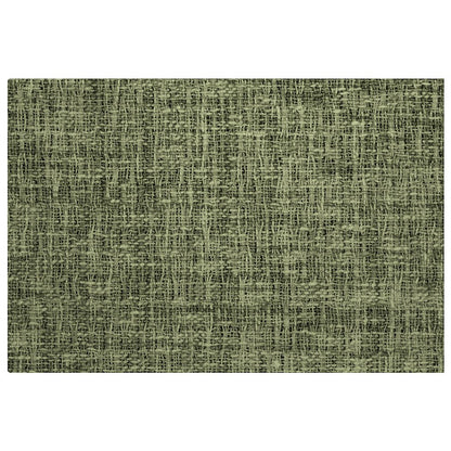 Luxury Washable Voyage VY1 Green 1'8" x 2'6" Rug