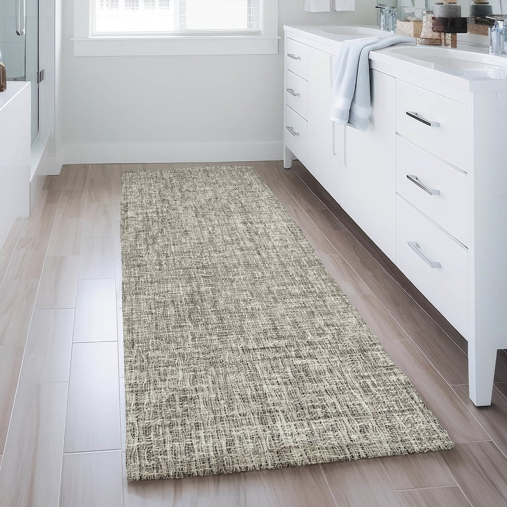 Luxury Washable Voyage VY1 Ivory 2'3" x 7'6" Runner Rug
