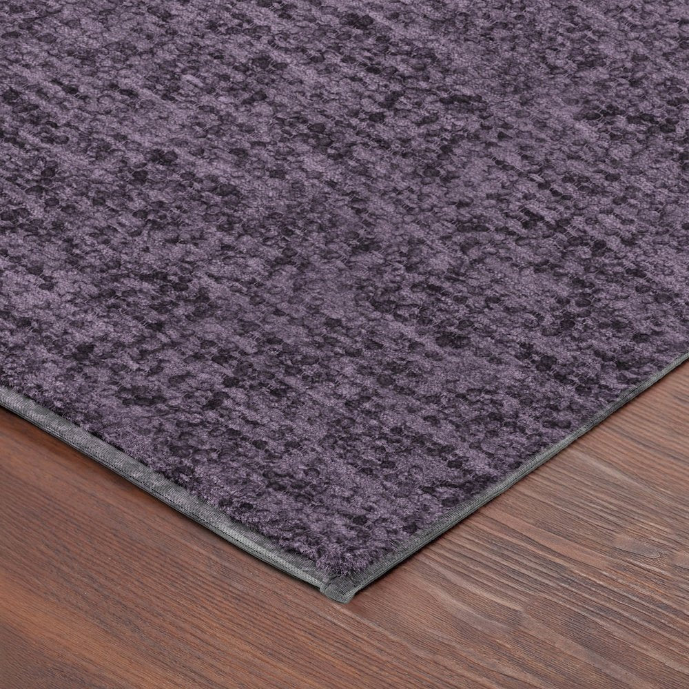 Luxury Washable Voyage VY2 Purple 1'8" x 2'6" Rug