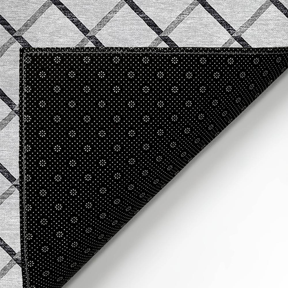 Indoor/Outdoor York YO1 Grey Washable 10' x 10' Rug