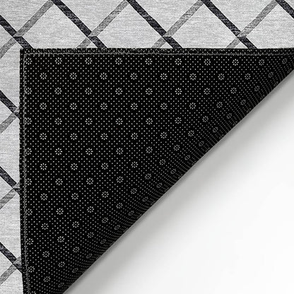 Indoor/Outdoor York YO1 Grey Washable 10' x 10' Rug
