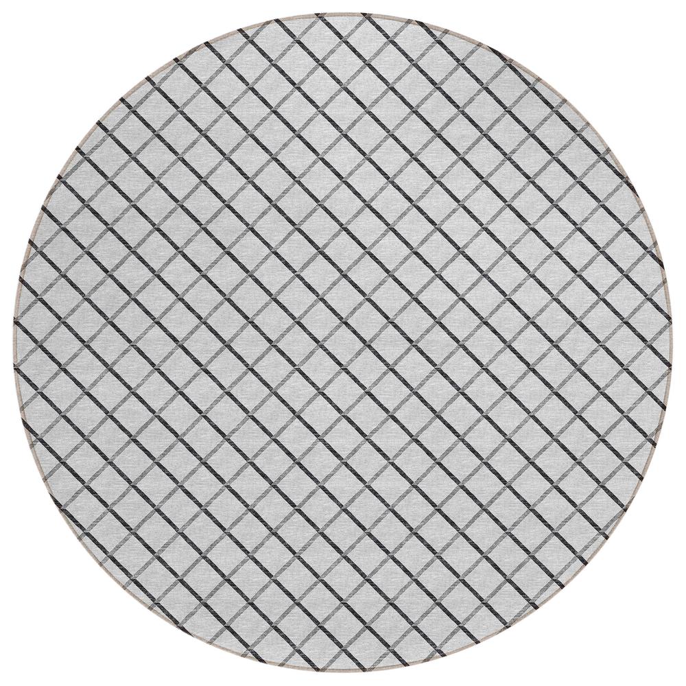 Indoor/Outdoor York YO1 Grey Washable 10' x 10' Rug