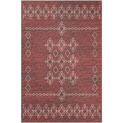 Indoor/Outdoor Sedona SN3 Paprika Washable 10' x 14' Rug