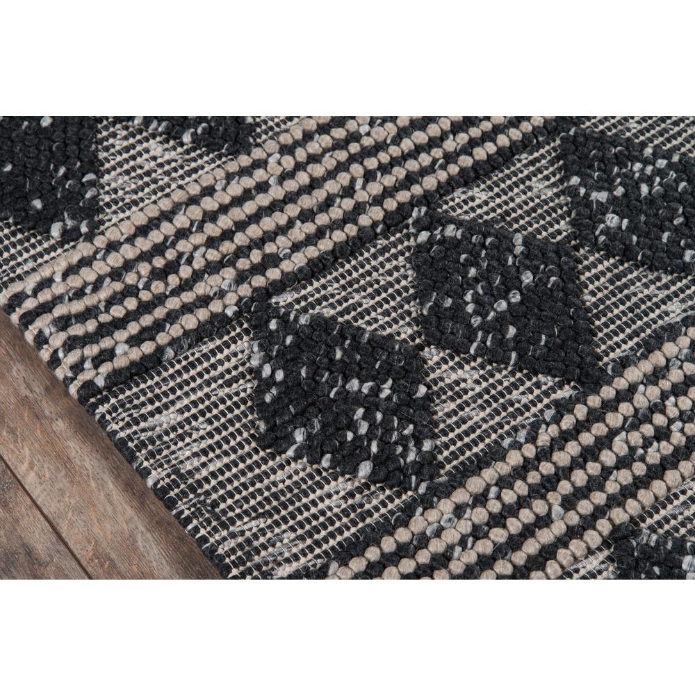 Contemporary Runner Area Rug, Charcoal, 2'3" X 8' Runner