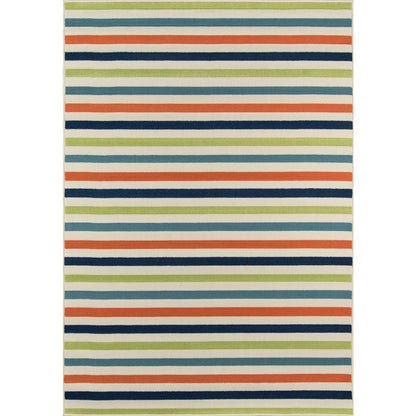 Contemporary Rectangle Area Rug, Multi, 2'3" X 4'6"