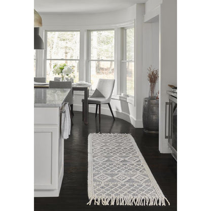 Contemporary Rectangle Area Rug, Blue, 2' X 3'
