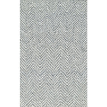 Contemporary Runner Area Rug, Blue, 2'3" X 8' Runner