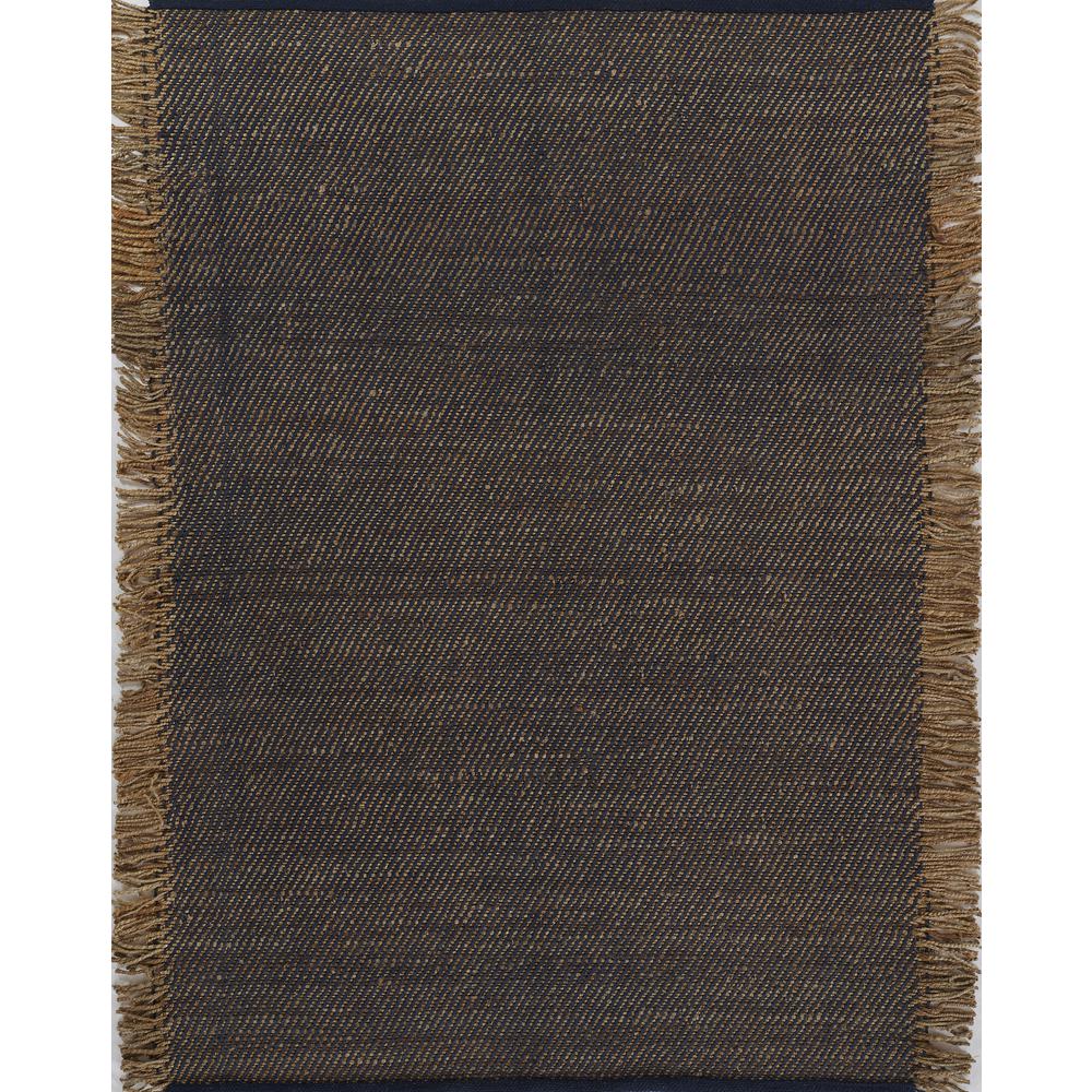 Contemporary Rectangle Area Rug, Blue, 3' X 5'