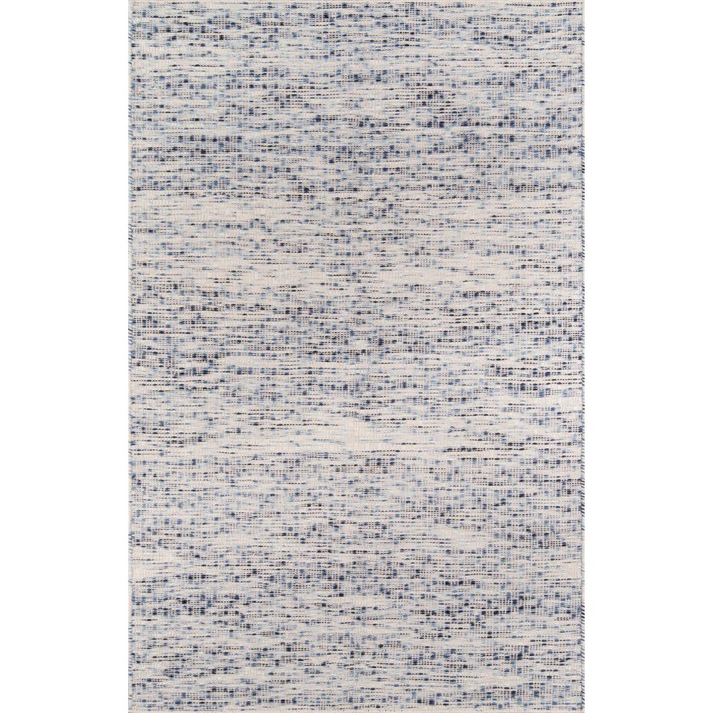 Contemporary Runner Area Rug, Blue, 2'3" X 8' Runner
