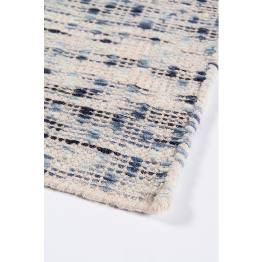 Contemporary Runner Area Rug, Blue, 2'3" X 8' Runner