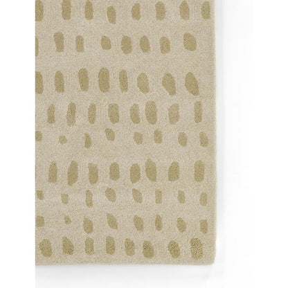 Contemporary Rectangle Area Rug, Beige, 3'6" X 5'6"