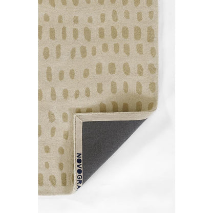 Contemporary Rectangle Area Rug, Beige, 3'6" X 5'6"