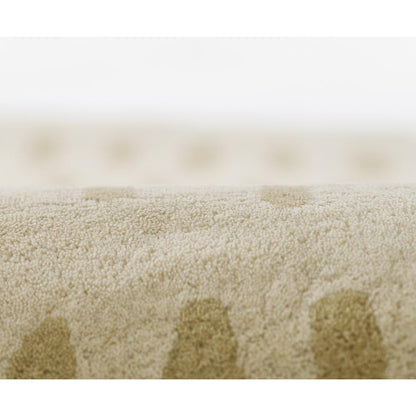 Contemporary Rectangle Area Rug, Beige, 3'6" X 5'6"
