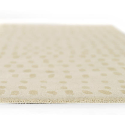 Contemporary Rectangle Area Rug, Beige, 3'6" X 5'6"