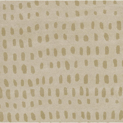 Contemporary Rectangle Area Rug, Beige, 3'6" X 5'6"