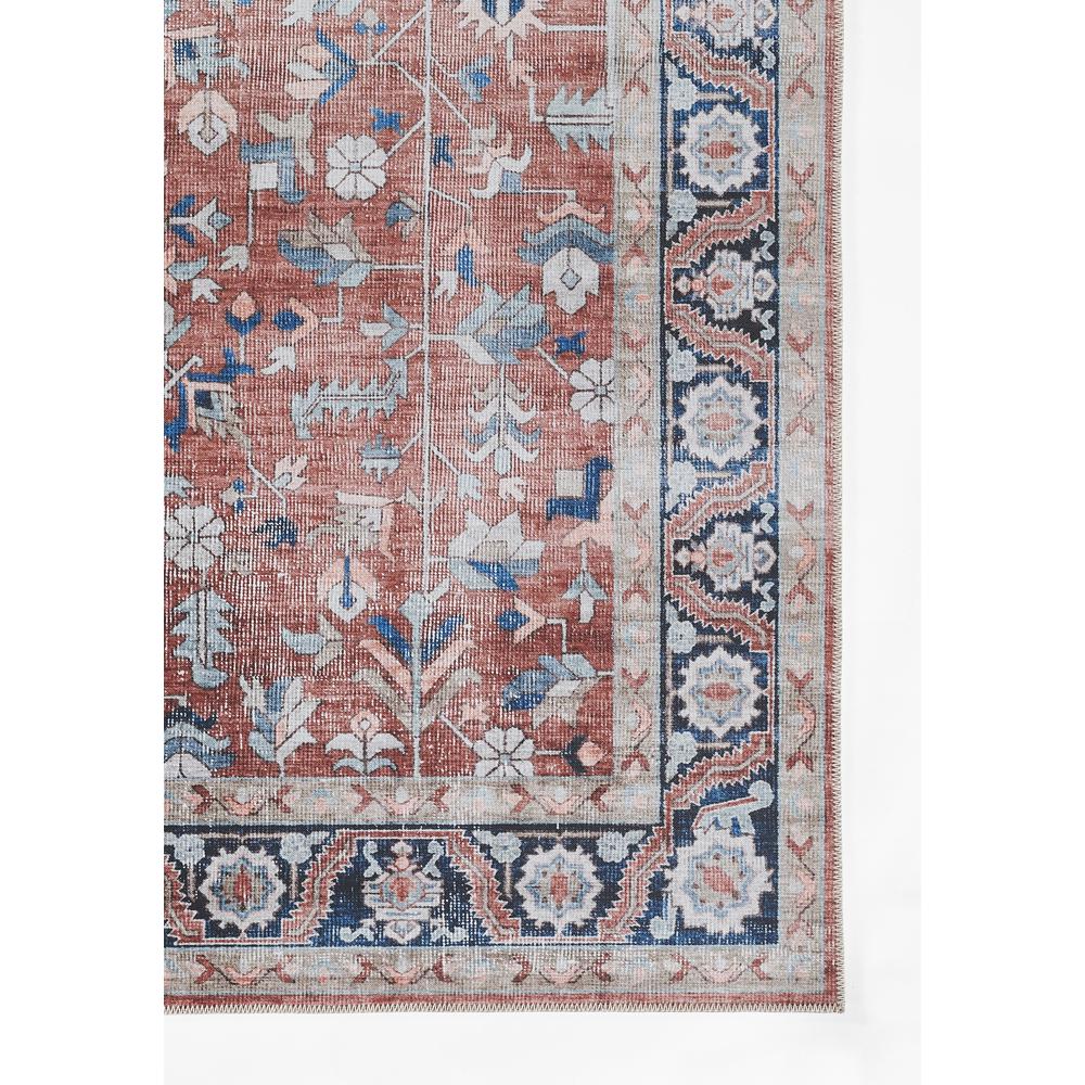 Transitional Rectangle Area Rug, Rust, 2' X 3'