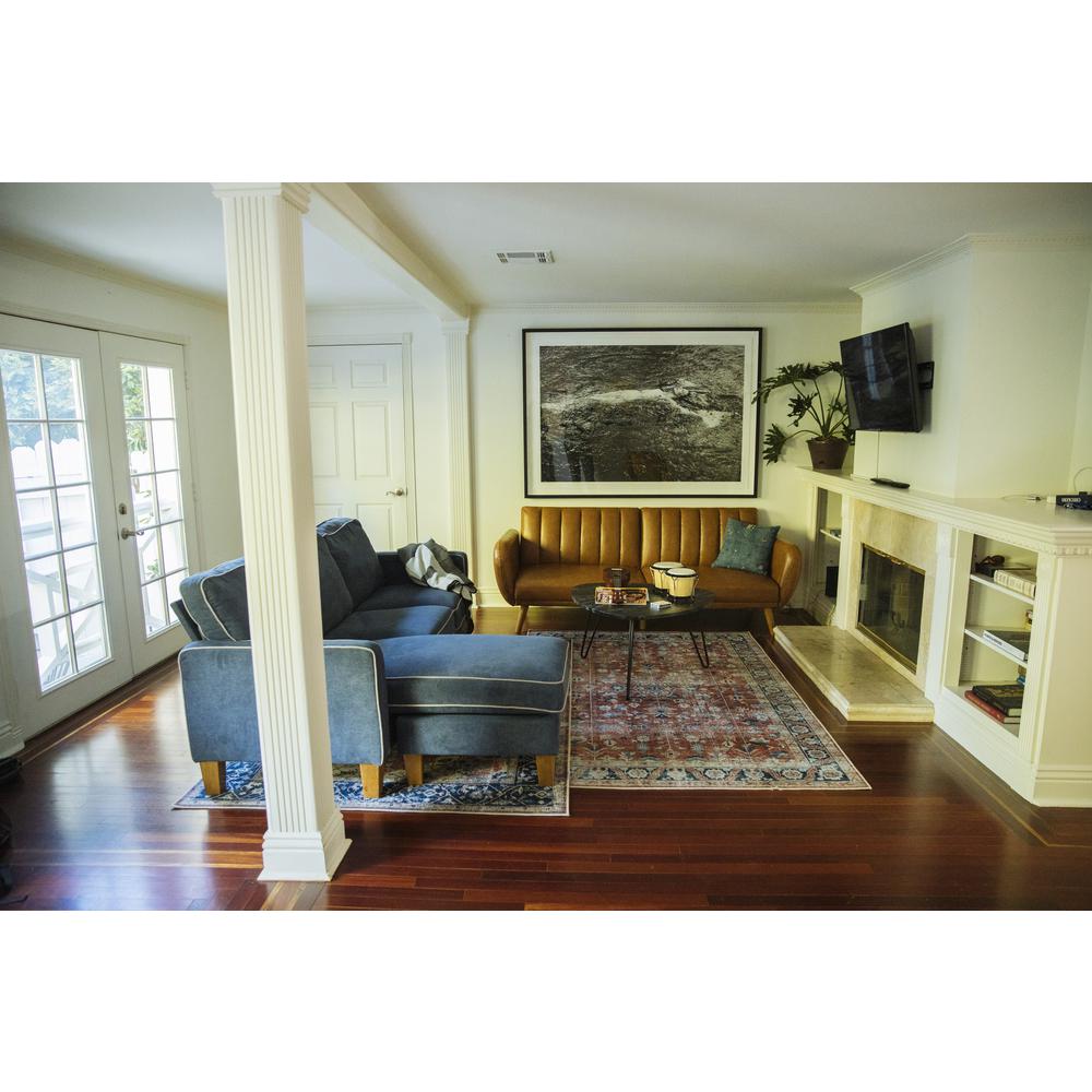 Transitional Rectangle Area Rug, Rust, 2' X 3'