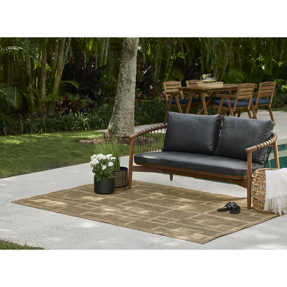 Transitional Runner Area Rug, Natural, 2'7" X 7'6" Runner