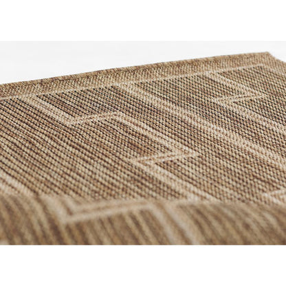 Transitional Runner Area Rug, Natural, 2'7" X 7'6" Runner