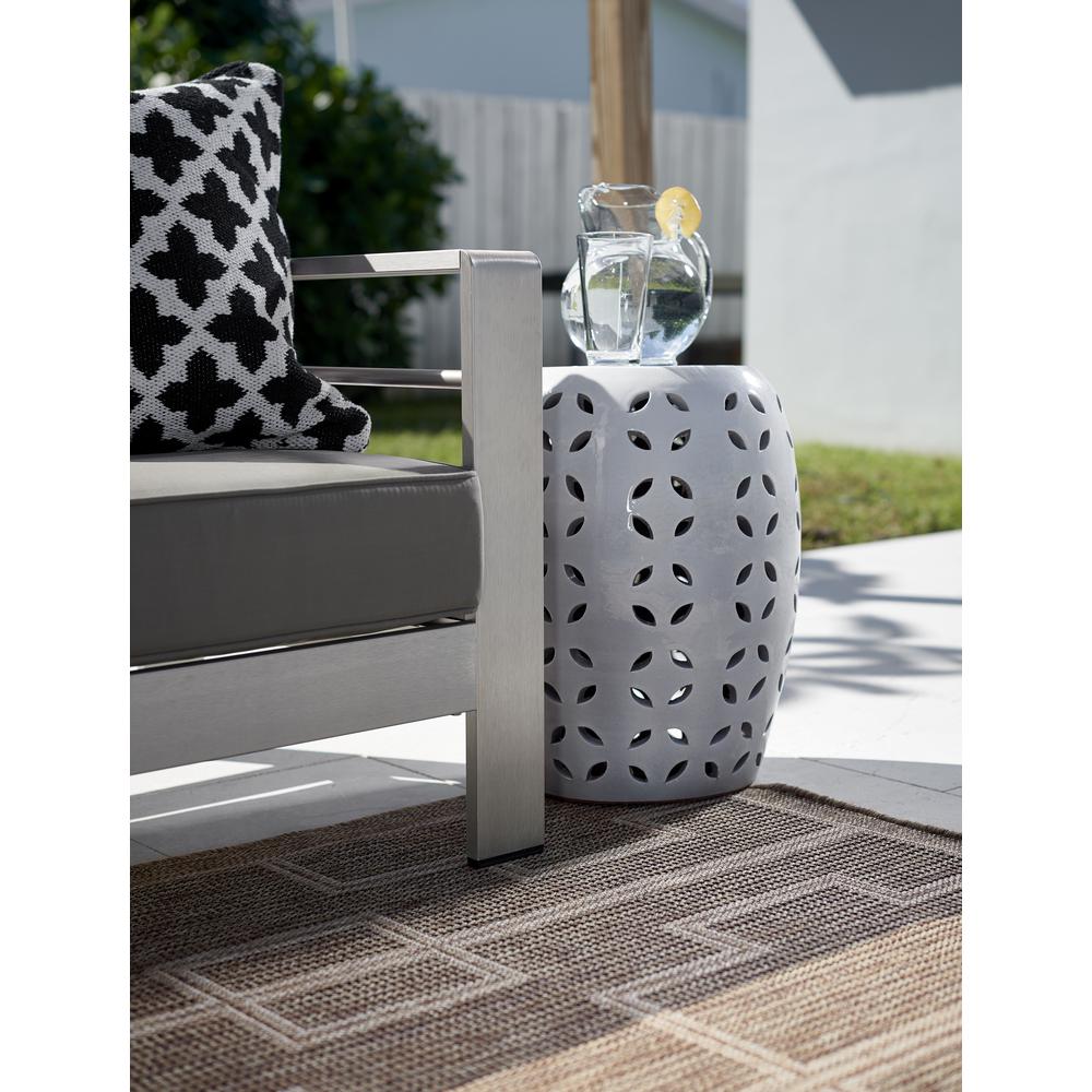 Transitional Runner Area Rug, Natural, 2'7" X 7'6" Runner