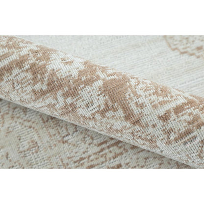 Traditional Runner Area Rug, Brown, 2'3" X 8' Runner