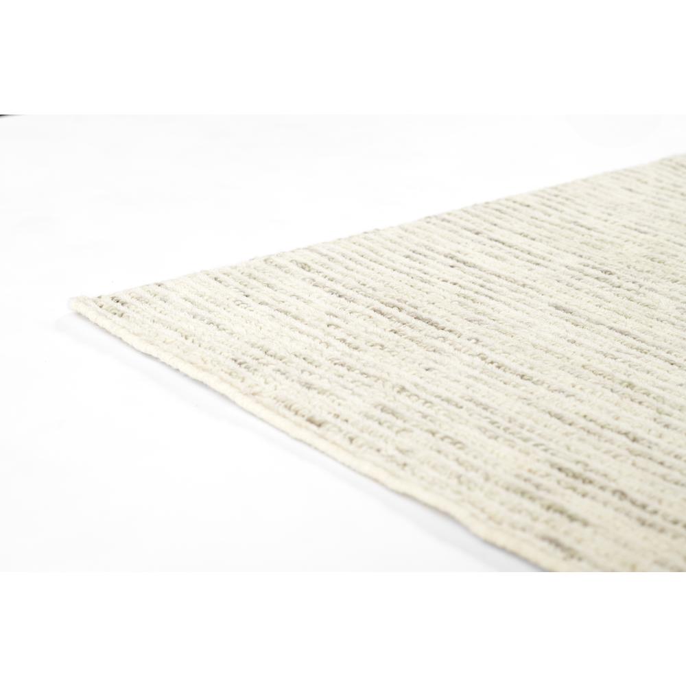 Contemporary Runner Area Rug, Light Grey, 2'3" X 8' Runner