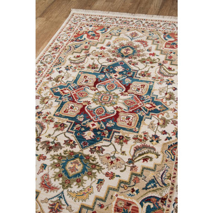 Traditional Runner Area Rug, Ivory, 2'3" X 8' Runner