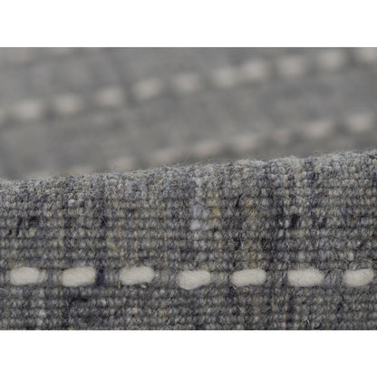 Contemporary Runner Area Rug, Blue, 2'3" X 8' Runner