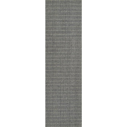 Contemporary Runner Area Rug, Blue, 2'3" X 8' Runner