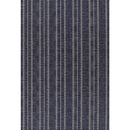 Transitional Runner Area Rug, Navy, 2'7" X 7'6" Runner