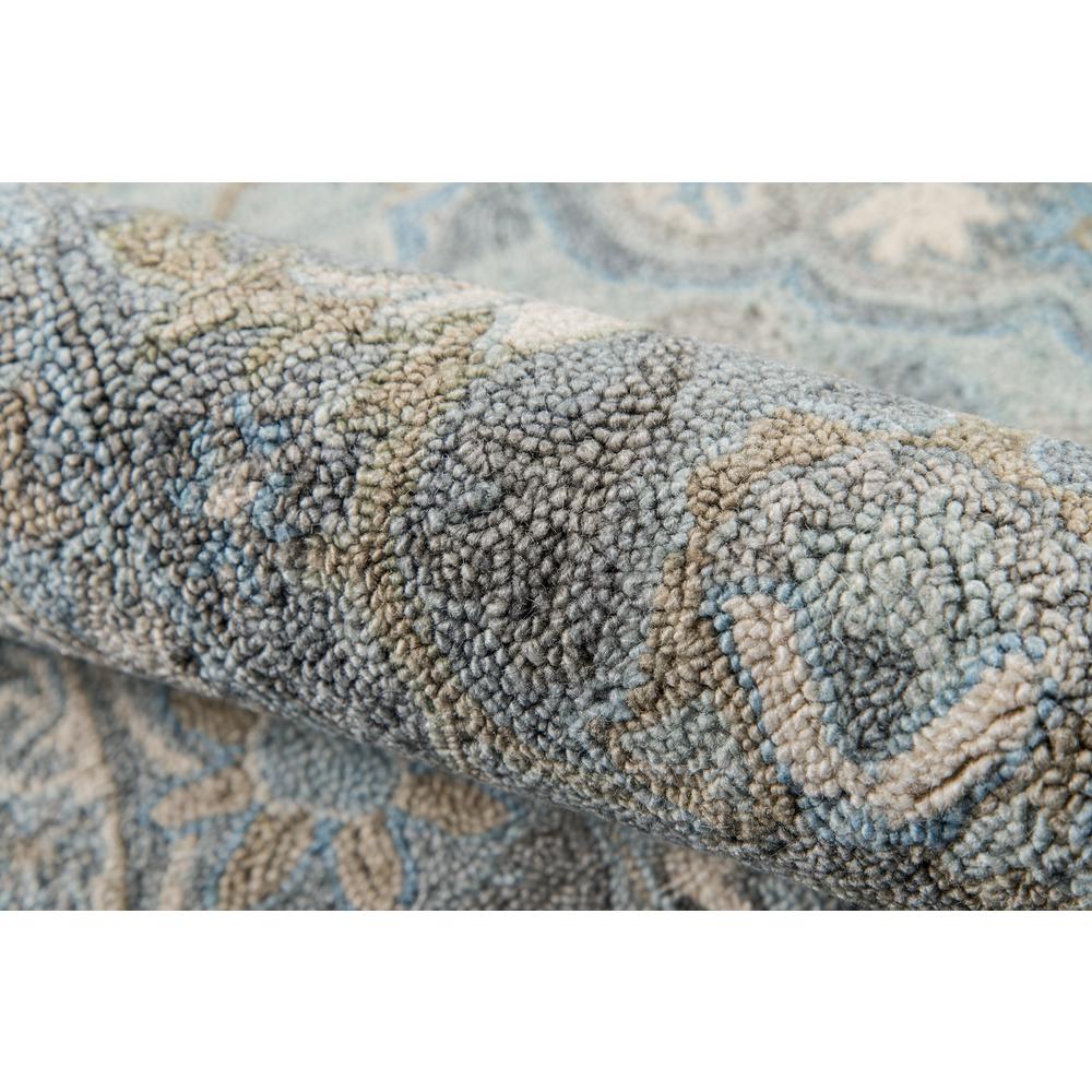Traditional Runner Area Rug, Blue, 2'3" X 8' Runner