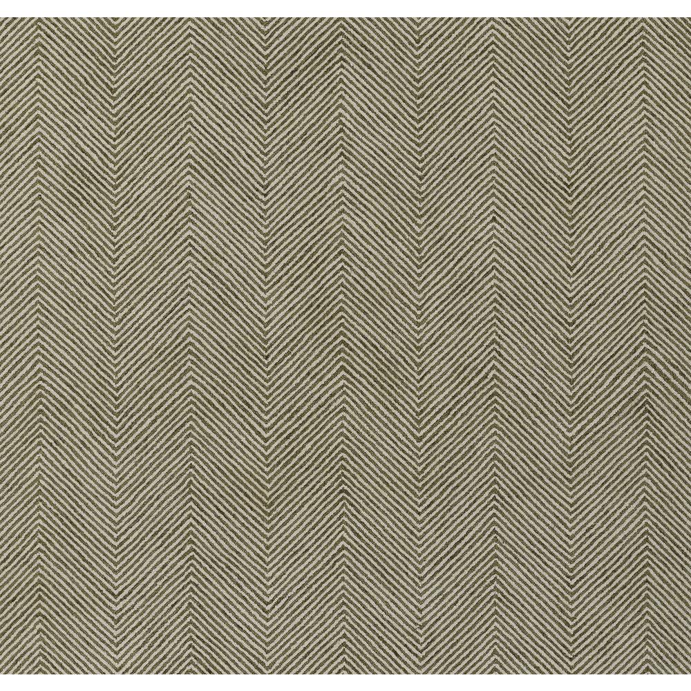 Contemporary Rectangle Area Rug, Green, 3'6" X 5'6"