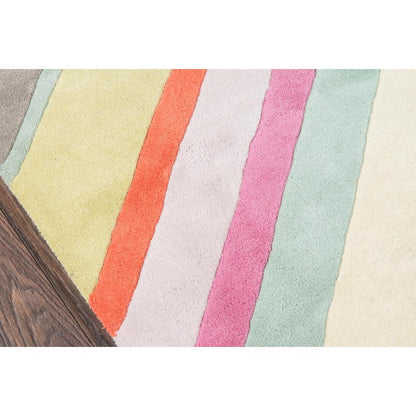 Contemporary Rectangle Area Rug, Grey, 5' X 8'