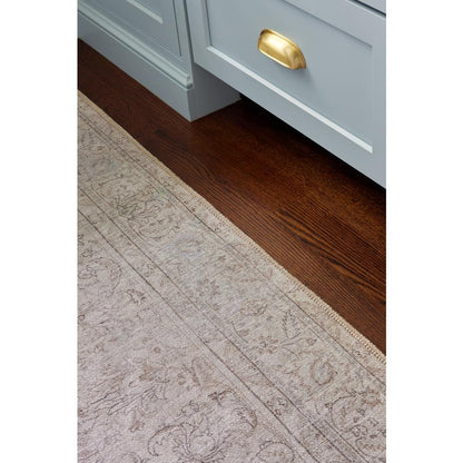 Traditional Runner Area Rug, Grey, 2'3" X 7'6" Runner