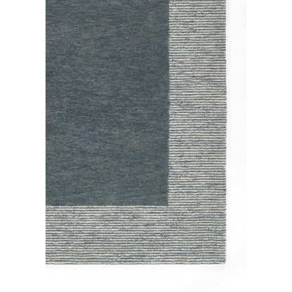 Contemporary Rectangle Area Rug, Blue, 5' X 8'