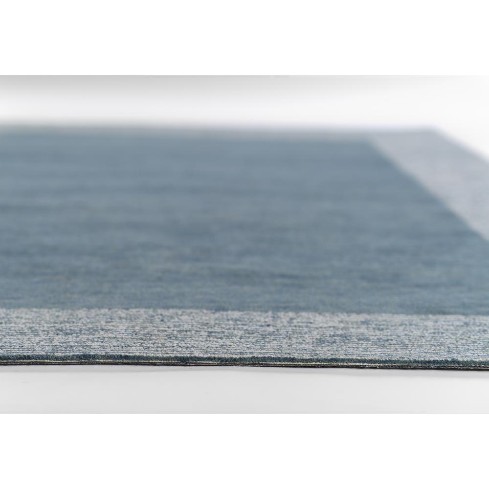 Contemporary Rectangle Area Rug, Blue, 5' X 8'