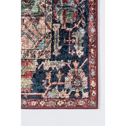 Traditional Rectangle Area Rug, Multi, 3'6" X 5'6"
