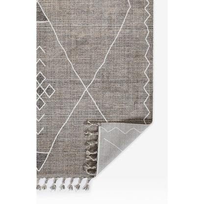 Contemporary Rectangle Area Rug, Grey, 7'10" X 10'2"