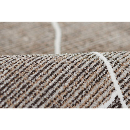 Contemporary Rectangle Area Rug, Grey, 7'10" X 10'2"
