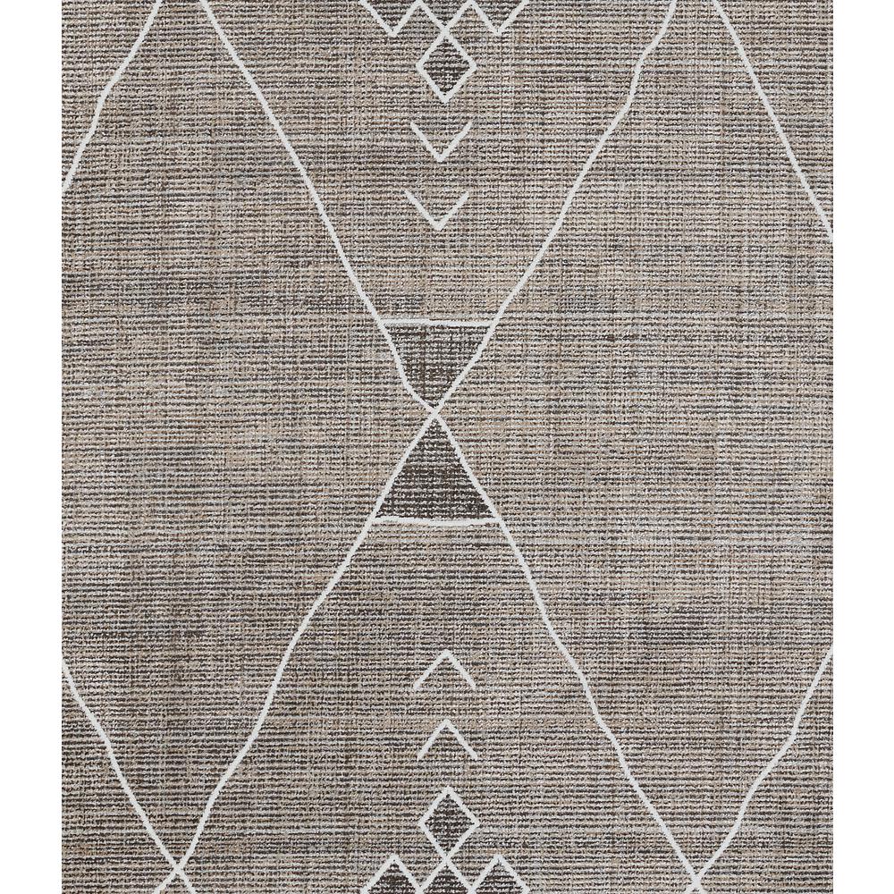 Contemporary Rectangle Area Rug, Grey, 7'10" X 10'2"