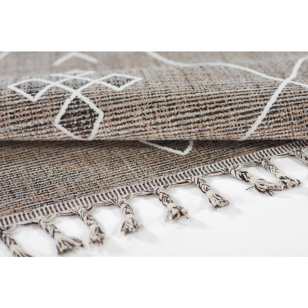 Contemporary Rectangle Area Rug, Grey, 7'10" X 10'2"